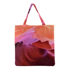 Canyon Arizona Sand Stone Grocery Tote Bag by Vaneshart