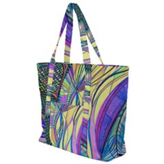 Happpy (4) Zip Up Canvas Bag by nicholakarma