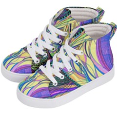 Happpy (4) Kids  Hi-top Skate Sneakers by nicholakarma