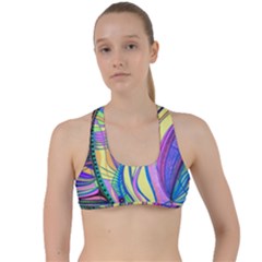 Happpy (4) Criss Cross Racerback Sports Bra by nicholakarma