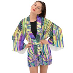 Happpy (4) Long Sleeve Kimono by nicholakarma