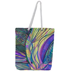 Happpy (4) Full Print Rope Handle Tote (large)