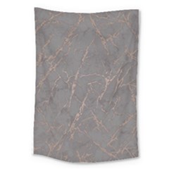 Marble Old Vintage Pinkish Gray With Bronze Veins Intrusions Texture Floor Background Print Luxuous Real Marble Large Tapestry by genx