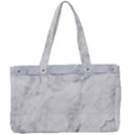 White Marble texture floor background with dark gray grey texture greek marble print luxuous real marble Canvas Work Bag View1