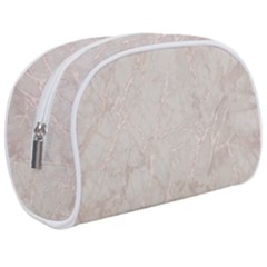 Pink Marble Beige Texture Floor Background With Shinny Pink Veins Greek Marble Print Luxuous Real Marble  Makeup Case (medium) by genx