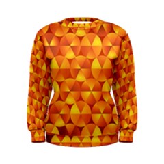 Background Triangle Circle Abstract Women s Sweatshirt