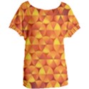 Background Triangle Circle Abstract Women s Oversized Tee View1