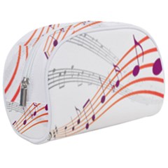 Music Notes Clef Sound Makeup Case (medium)