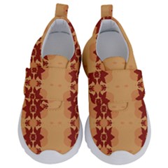 Brown Flower Kids  Velcro No Lace Shoes by HermanTelo