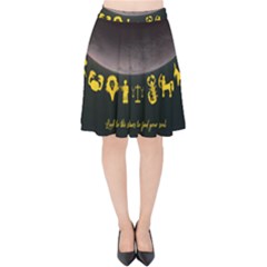 Look To The Stars Velvet High Waist Skirt by Alchemy2