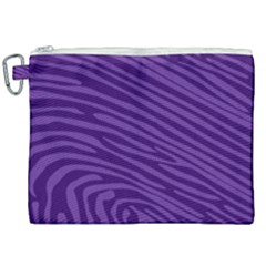 Pattern Texture Purple Canvas Cosmetic Bag (xxl) by Mariart