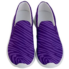 Pattern Texture Purple Men s Lightweight Slip Ons by Mariart