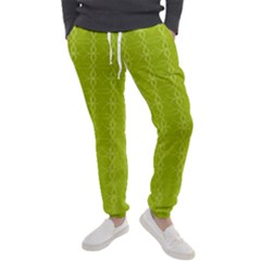 Background Texture Pattern Green Men s Jogger Sweatpants by HermanTelo