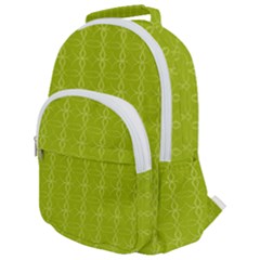 Background Texture Pattern Green Rounded Multi Pocket Backpack by HermanTelo