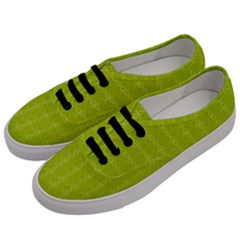 Background Texture Pattern Green Men s Classic Low Top Sneakers by HermanTelo