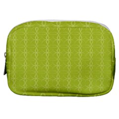 Background Texture Pattern Green Make Up Pouch (small) by HermanTelo