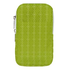 Background Texture Pattern Green Waist Pouch (large)