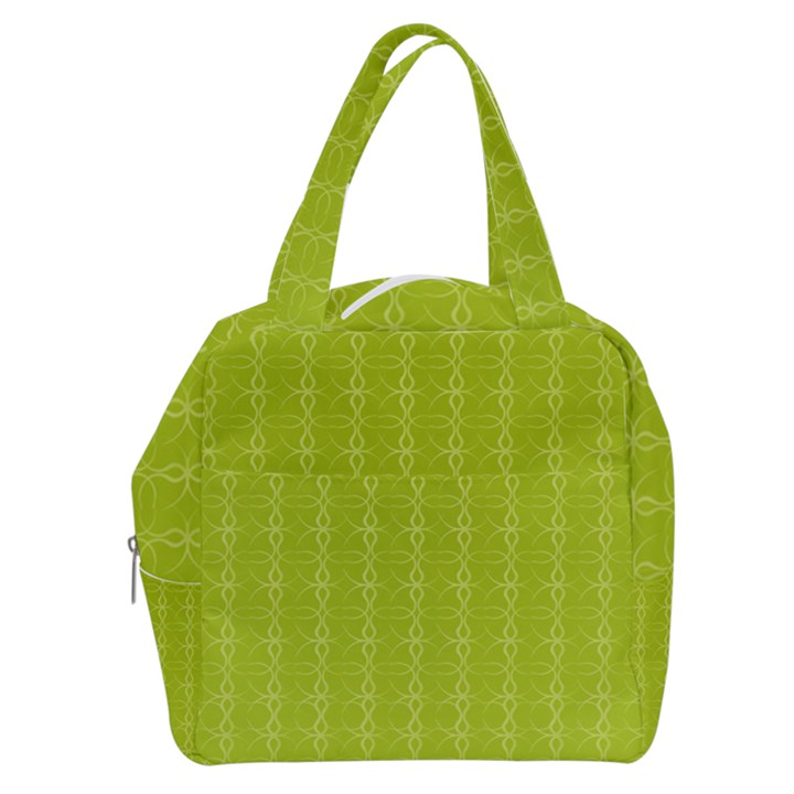 Background Texture Pattern Green Boxy Hand Bag