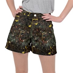 Music Clef Musical Note Background Ripstop Shorts