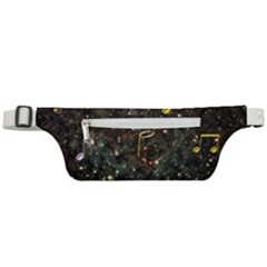 Music Clef Musical Note Background Active Waist Bag