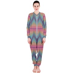 Pattern Background Texture Colorful Onepiece Jumpsuit (ladies) 