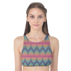 Pattern Background Texture Colorful Tank Bikini Top
