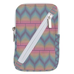 Pattern Background Texture Colorful Belt Pouch Bag (small)