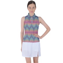 Pattern Background Texture Colorful Women’s Sleeveless Polo