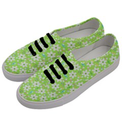 Zephyranthes Candida White Flowers Men s Classic Low Top Sneakers