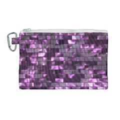 Background Wall Light Glow Canvas Cosmetic Bag (large)