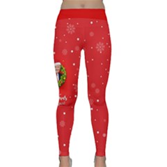 Make Christmas Great Again With Trump Face Maga Classic Yoga Leggings by snek