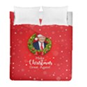 Make Christmas Great Again with Trump Face MAGA Duvet Cover Double Side (Full/ Double Size) View1