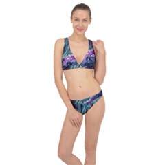 Decorative Floral Design Classic Banded Bikini Set  by FantasyWorld7