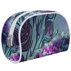 Decorative Floral Design Makeup Case (large) by FantasyWorld7