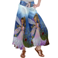 Little Fairy In The Night Satin Palazzo Pants by FantasyWorld7