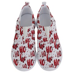 Christmas Watercolor Hohoho Red Handdrawn Holiday Organic And Naive Pattern No Lace Lightweight Shoes by genx