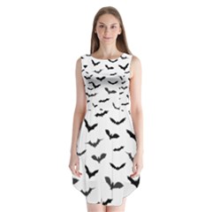 Bats Pattern Sleeveless Chiffon Dress   by Sobalvarro