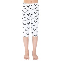 Bats Pattern Kids  Capri Leggings  by Sobalvarro