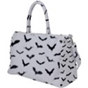 Bats Pattern Duffel Travel Bag View1