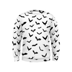 Bats Pattern Kids  Sweatshirt by Sobalvarro