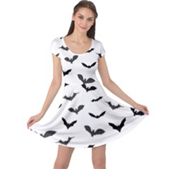 Bats Pattern Cap Sleeve Dress by Sobalvarro