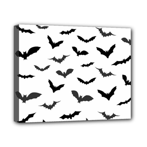 Bats Pattern Canvas 10  X 8  (stretched)