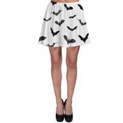 Bats Pattern Skater Skirt by Sobalvarro