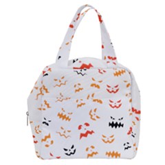 Pumpkin Faces Pattern Boxy Hand Bag by Sobalvarro