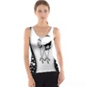 Wonderful Moon With Black Wolf Tank Top View1