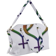 Mrs. and Mrs. Canvas Crossbody Bag