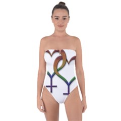 Mrs. and Mrs. Tie Back One Piece Swimsuit