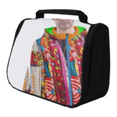 African Fabrics Fabrics Of Africa Front Fabrics Of Africa Back Full Print Travel Pouch (small)