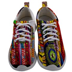 African Fabrics Fabrics Of Africa Front Fabrics Of Africa Back Mens Athletic Shoes by dlmcguirt