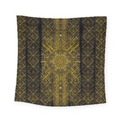 Stars For A Cool Medieval Golden Star Square Tapestry (small) by pepitasart